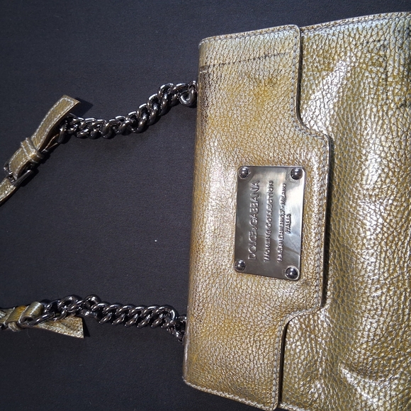 Dolce & Gabbana  MISS BELLE AMIE Gold and Silver Clutch with Elegant Design - Picture 3 of 12